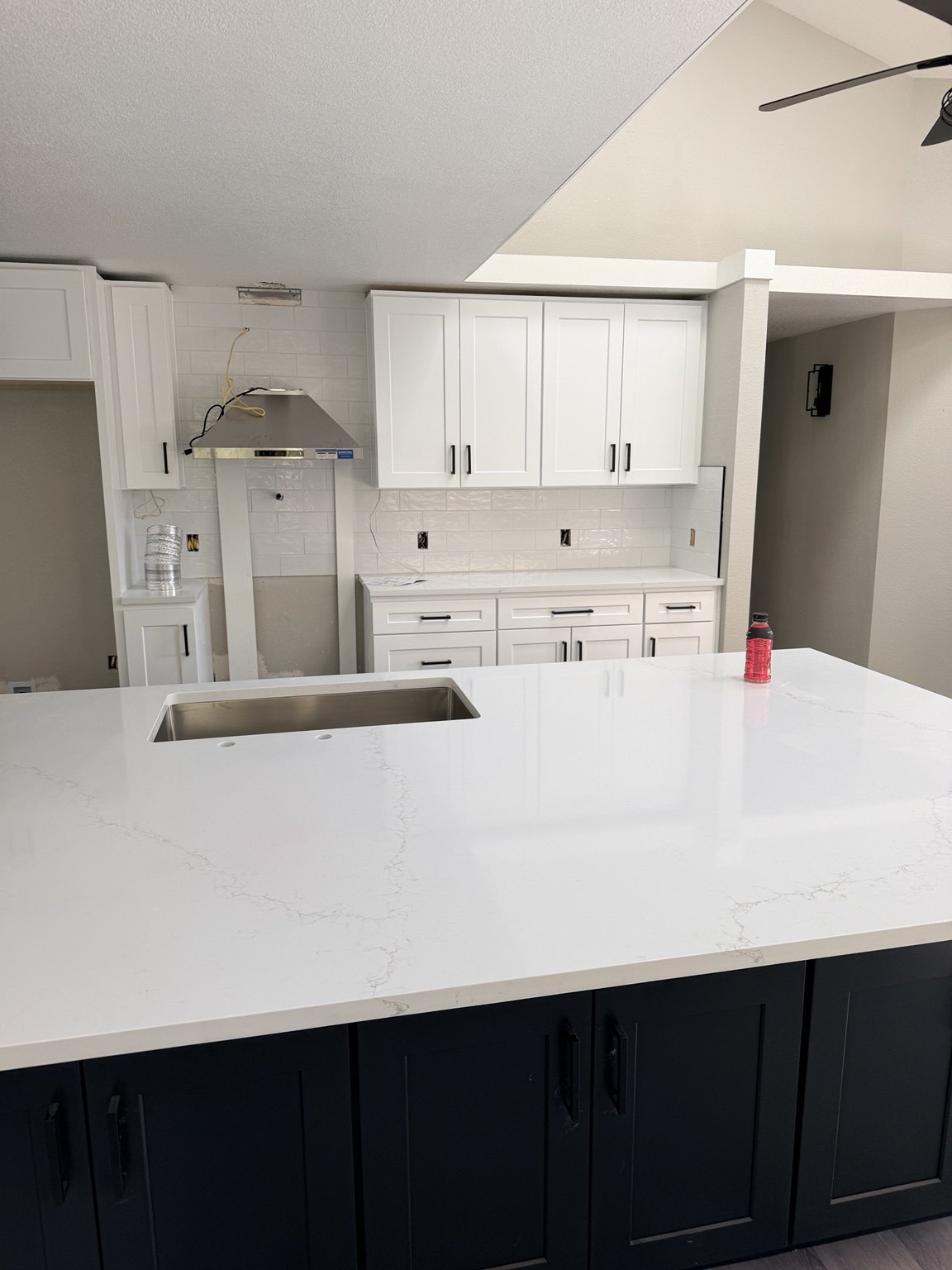 Kitchen remodel with island